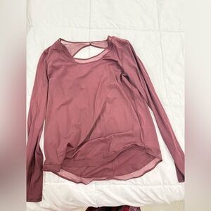 Maroon Long Sleeve Top